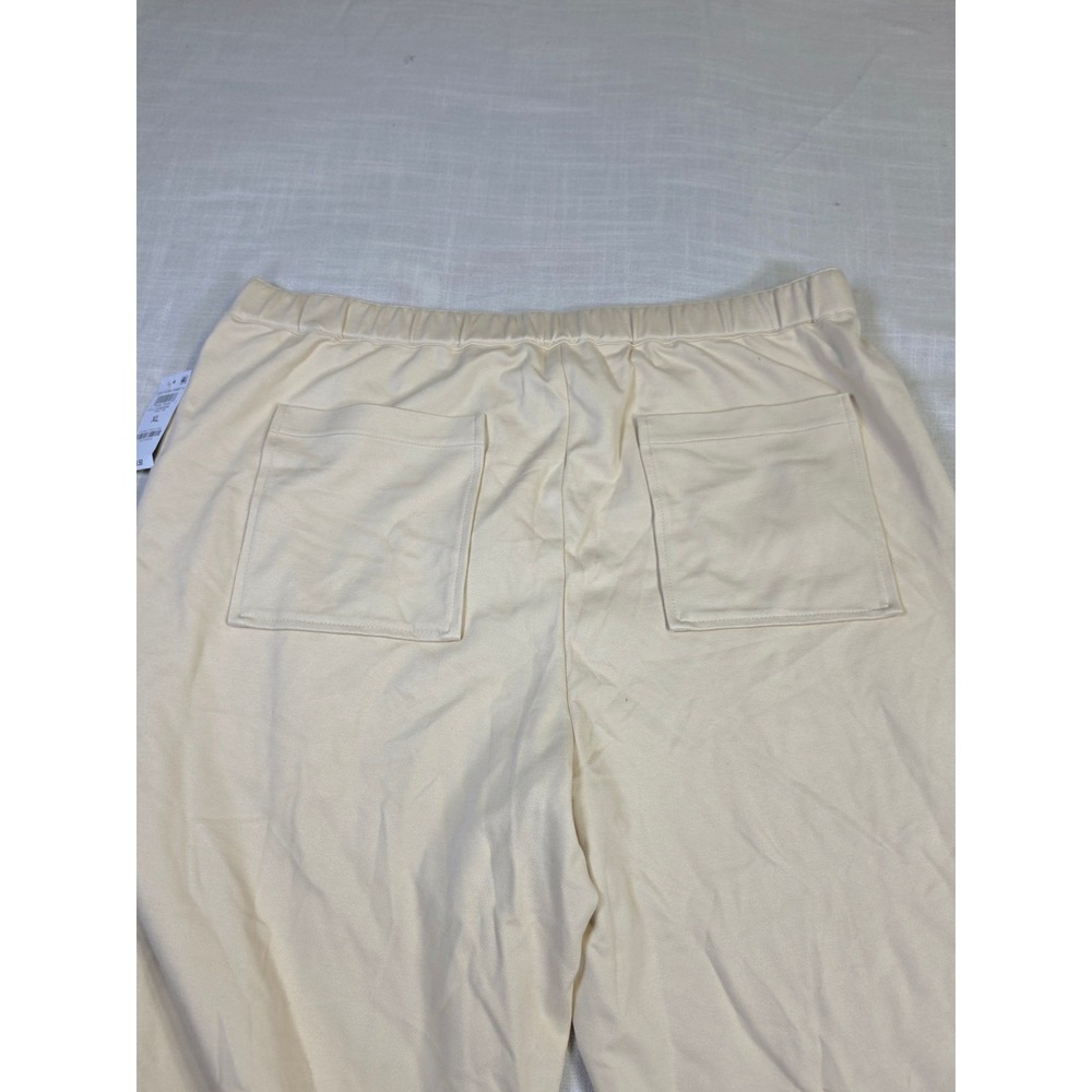 Mode of One Womens Pale Tan Straight Leg Elastic Waist Pants 100188362MN XL - Picture 7 of 9